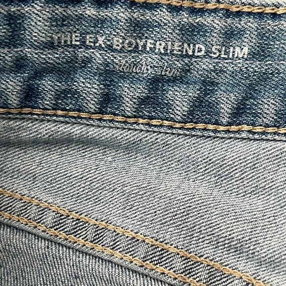 AG Adriano Goldschmied The Ex-Boyfriend Distressed Slouchy Slim Jeans | 27R - Picture 8 of 10